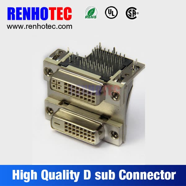 China wholesale male female straight R_A d_sub connector